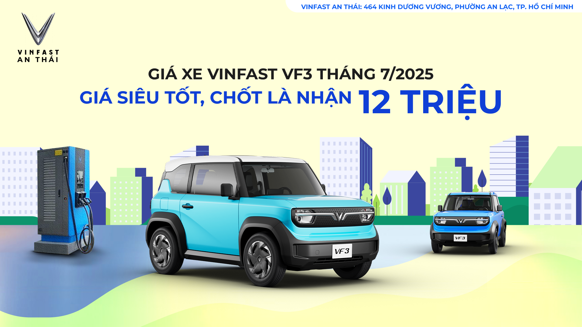 GIÁ XE VINFAST VF3 THÁNG 7/2025 | GIÁ SIÊU TỐT, CHỐT LÀ NHẬN 12 TRIỆU! 